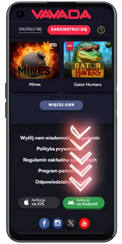 Vavada APK Pobierz na Androida