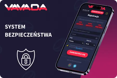 System bezpieczeństwa Vavada